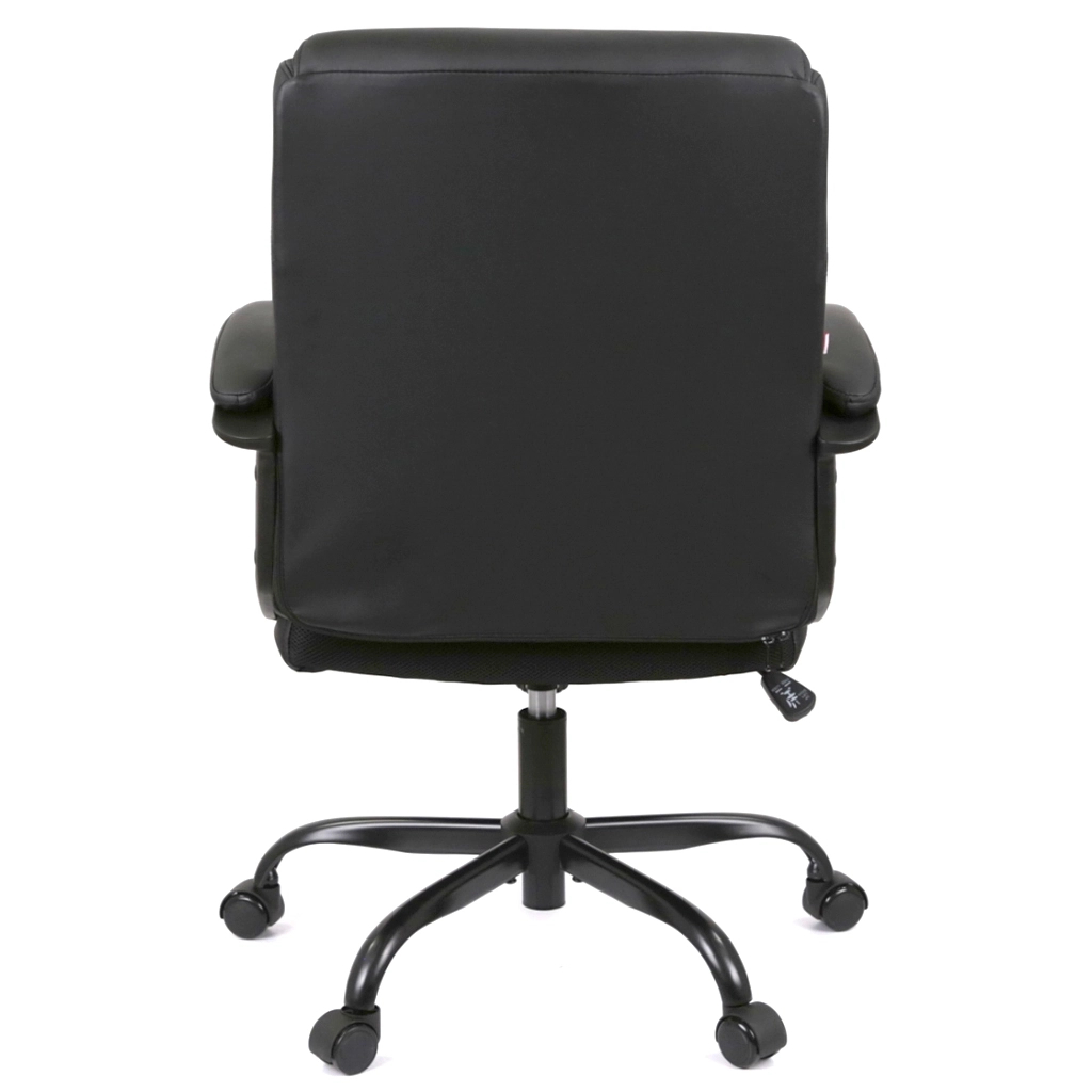 Офісне крісло Аклас Лівар TILT 10002M Чорний (PU Black) (00158598) - зображення 4