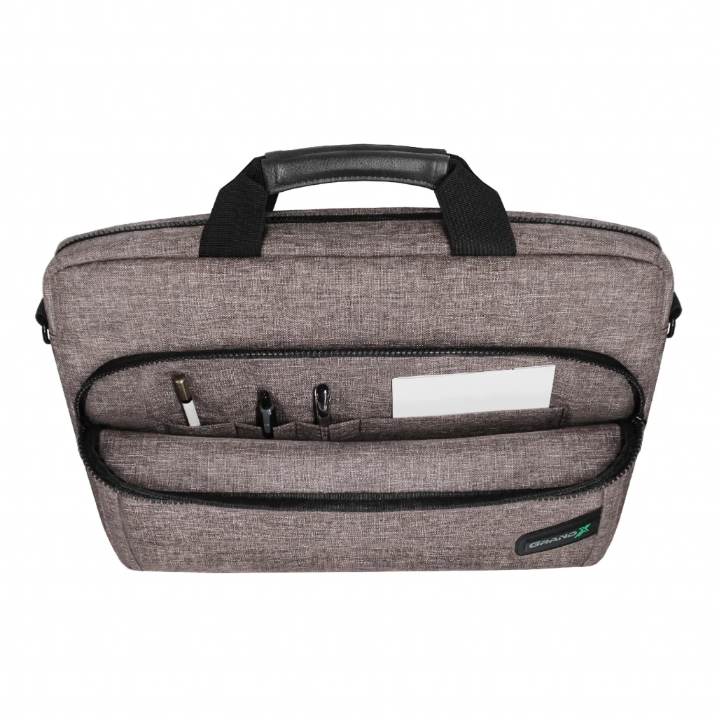 Сумка для ноутбука Grand-X 14'' SB-148 soft pocket Brown (SB-148B) - зображення 3