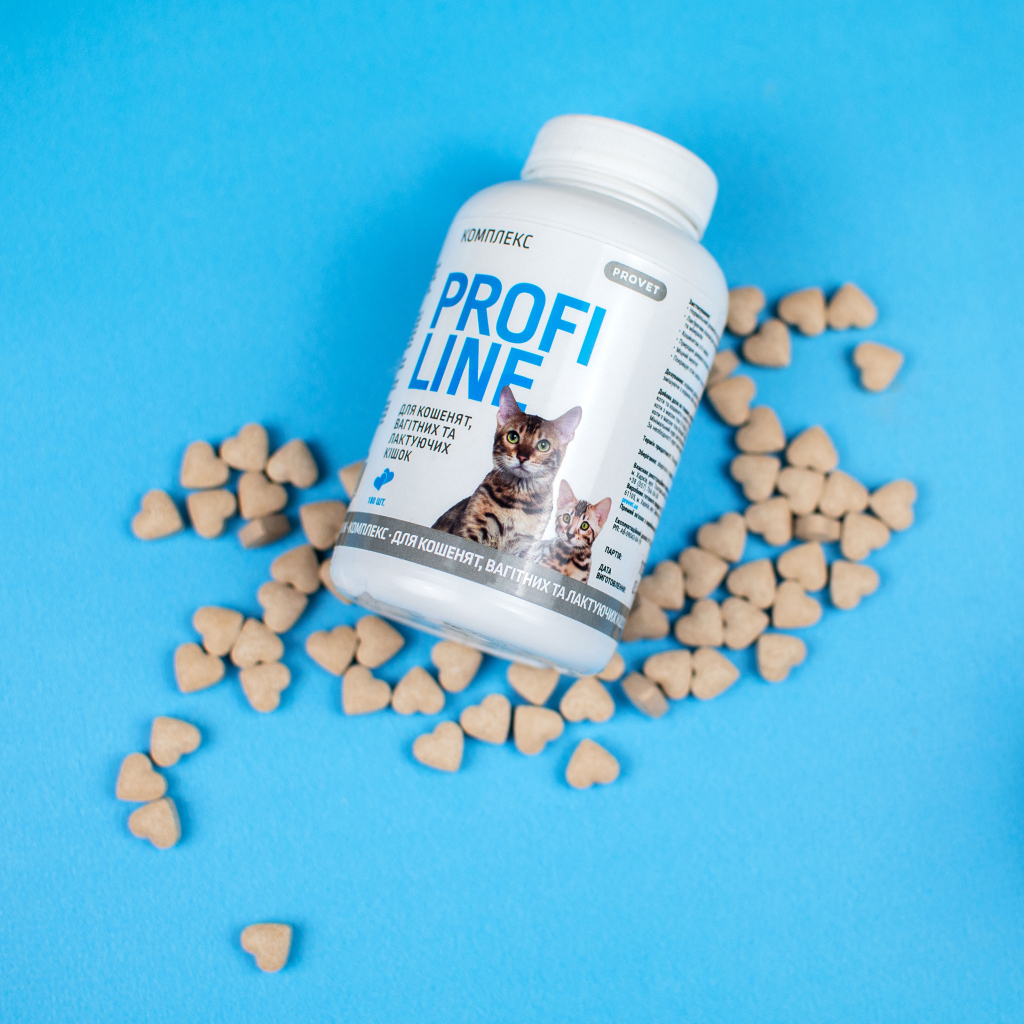 Вітаміни для котів ProVET комплекс для кошенят, вагітних та лактуючих кішок 180 табл. (4823082431632) - изображение 4