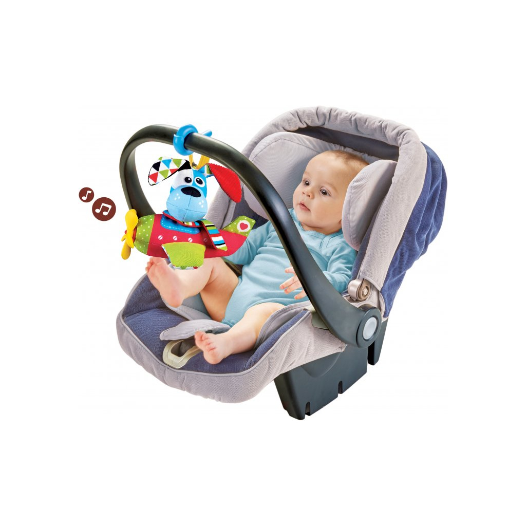 Іграшка на коляску Yookidoo Собачка пілот музична (70633) - зображення 4