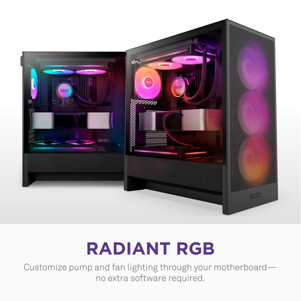 Система рідинного охолодження NZXT Kraken Core 360 Black with RGB fans Single Fra (RL-KR36C-B1) - зображення 9