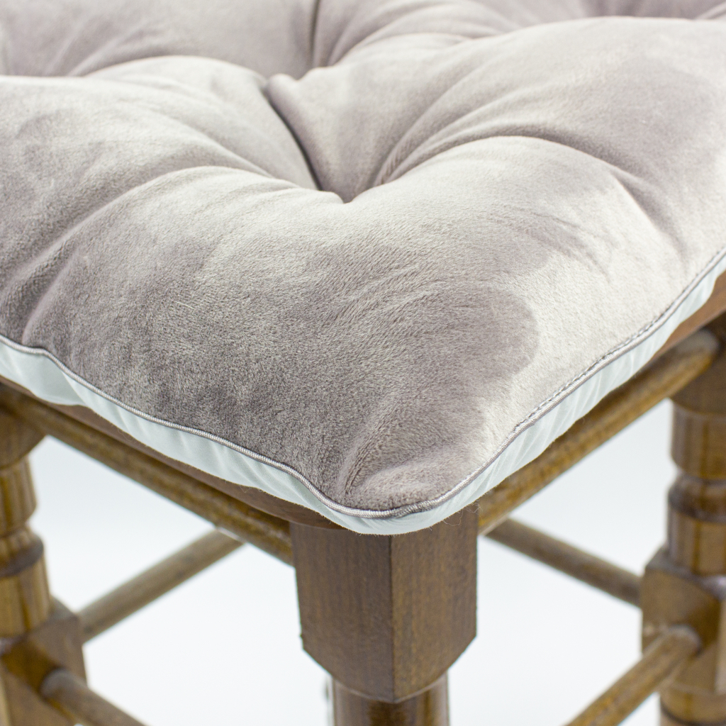 Подушка на стілець MirSon 28-0005 Ashen Velvet 40х40 см (2200006185895) - зображення 4