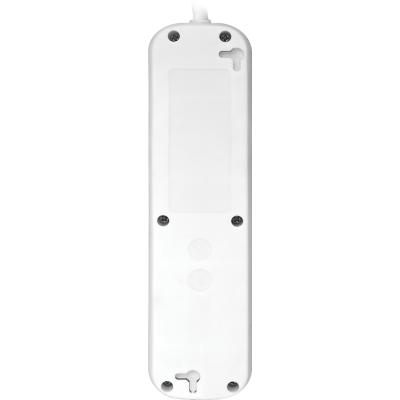 Мережевий подовжувач Defender S430 3.0 m 4 роз switch white (99238) - зображення 3