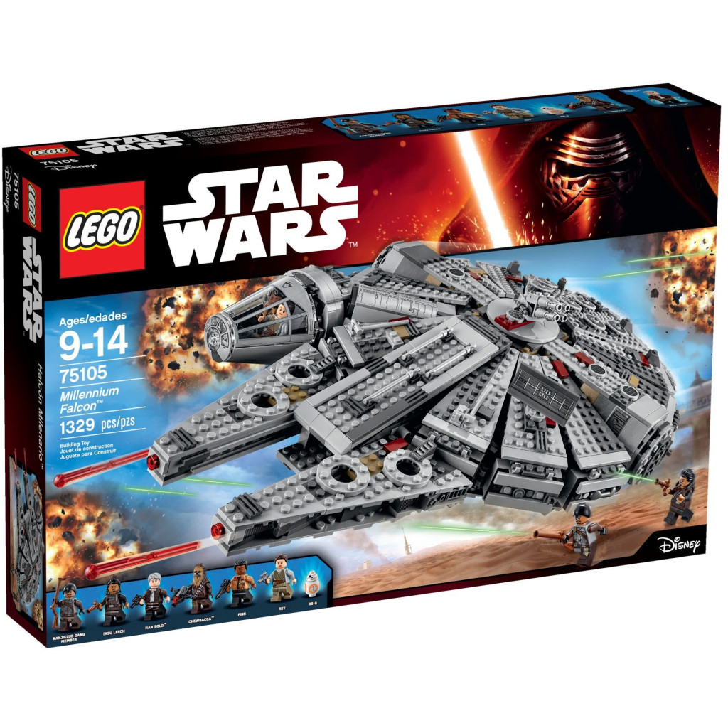 Конструктор LEGO Star Wars Сокіл Тисячоліття (75105) - зображення 1