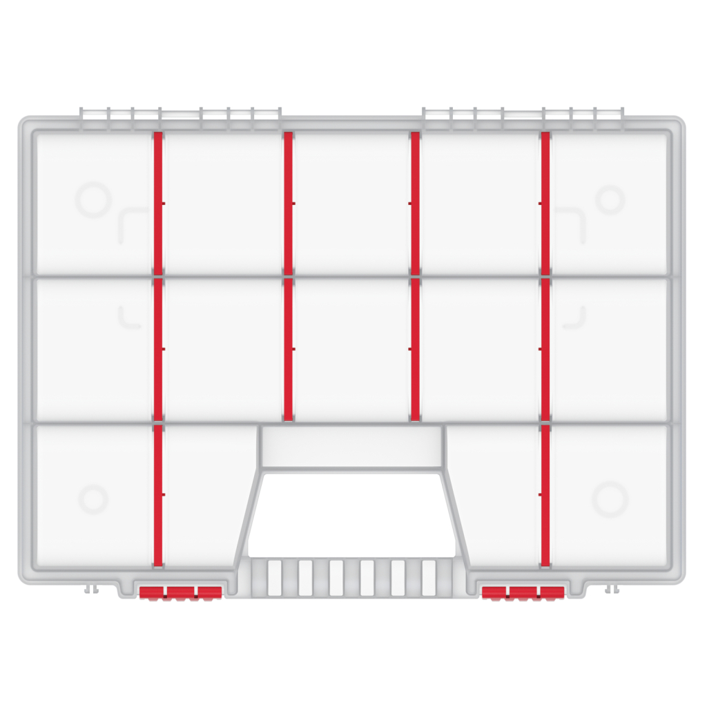 Ящик для інструментів Kistenberg органайзер 16", 390*290*65, NORT, KNO40307T (KNO40307T) - зображення 2