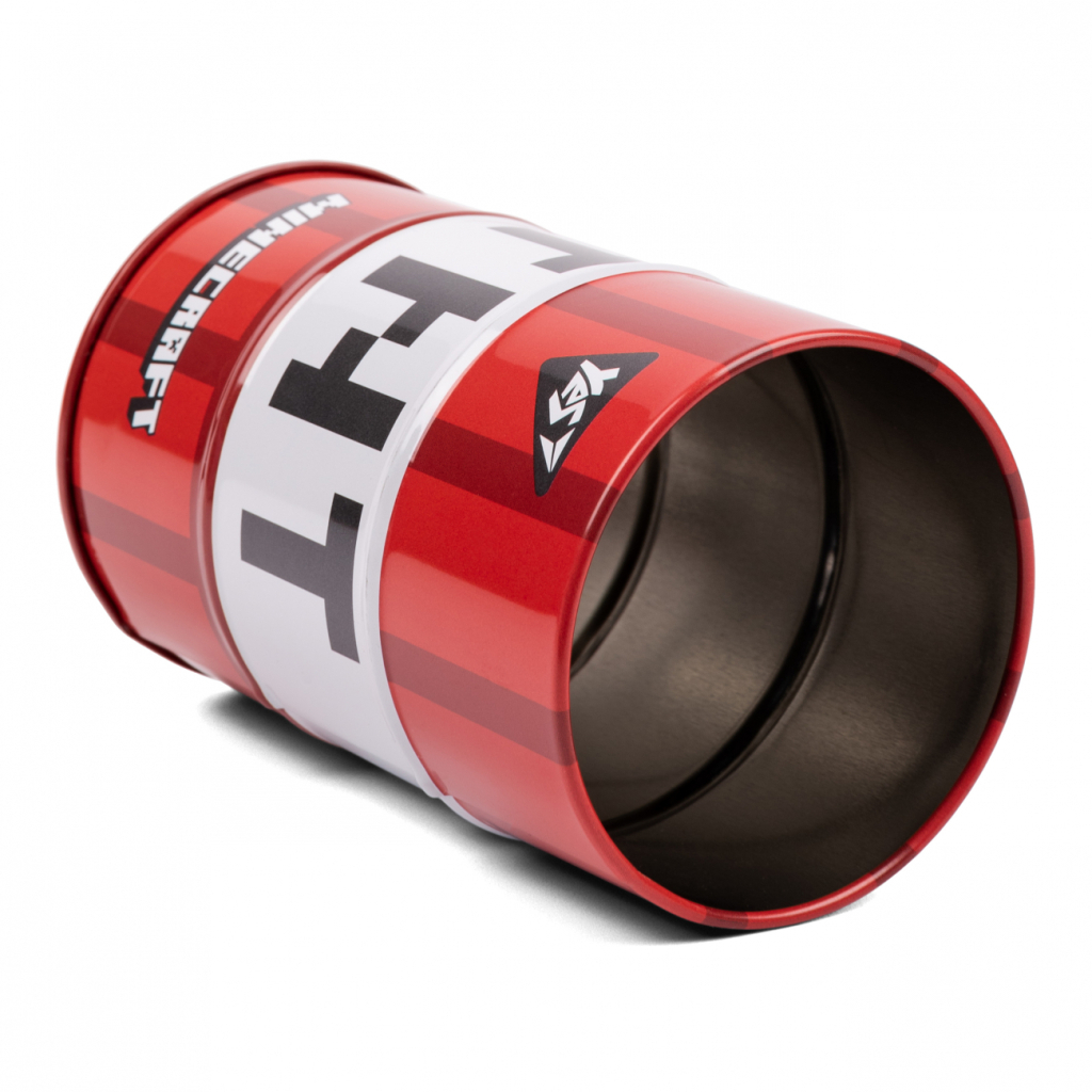 Підставка для дрібниць Yes бочка Minecraft метал, червоний (470497) - зображення 2