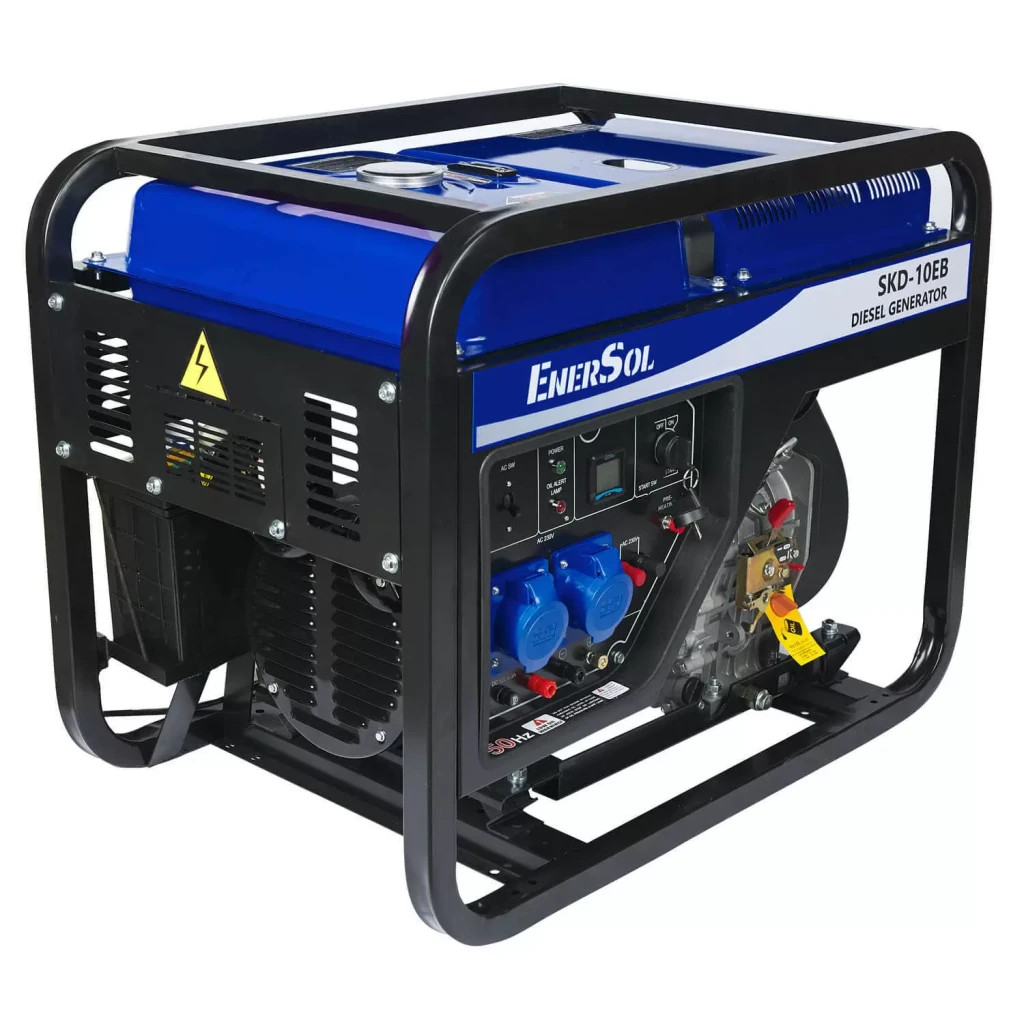 Генератор Enersol SKD-10 9 кВА однофазний (SKD-10EB) - зображення 2