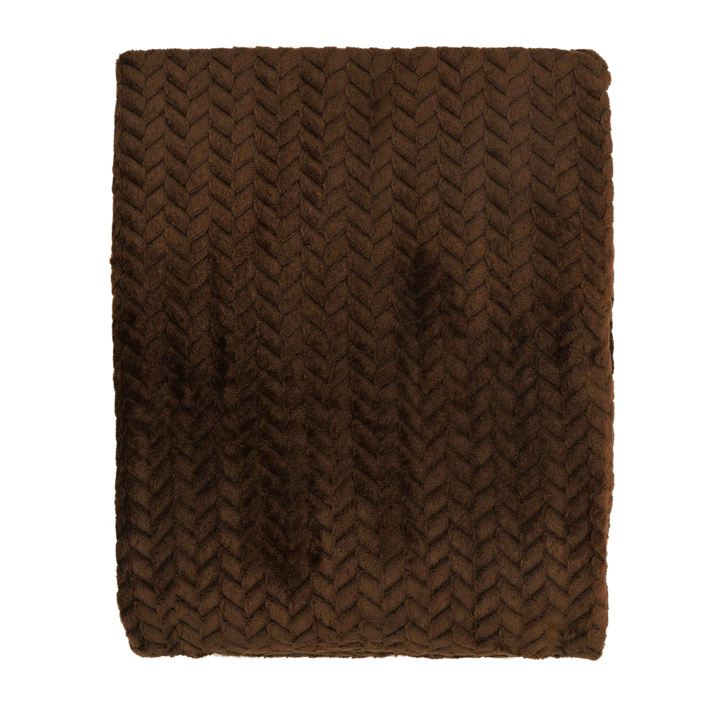 Плед Ardesto Jacquard Braid 200х220см, 100% поліестер, коричневий (ART0206JB) - зображення 2