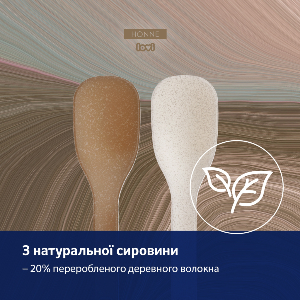 Набір дитячого посуду Lovi Granola Перша ложечка для годування 2 шт (35/582_bei) - picture 5