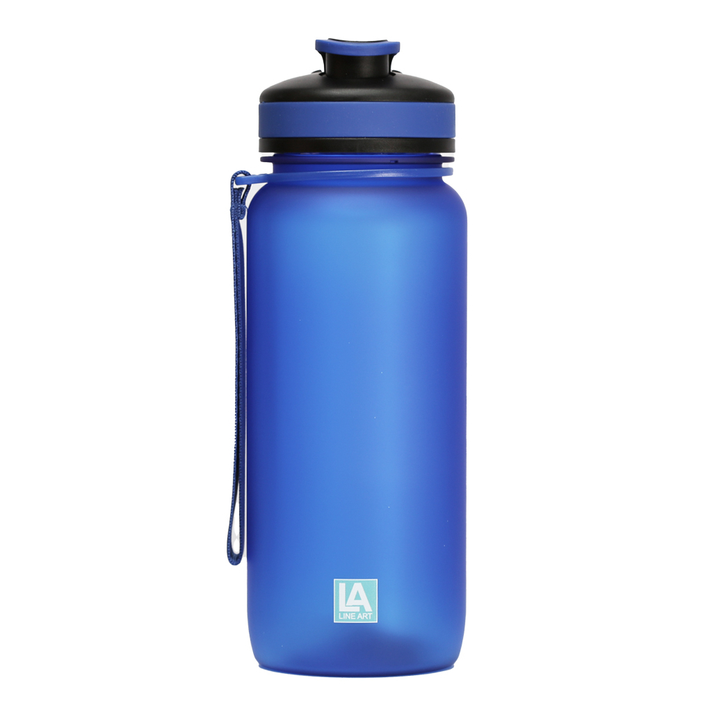 Пляшка для води Line Art Flores 650 мл синій (60014218LA-03) - зображення 3