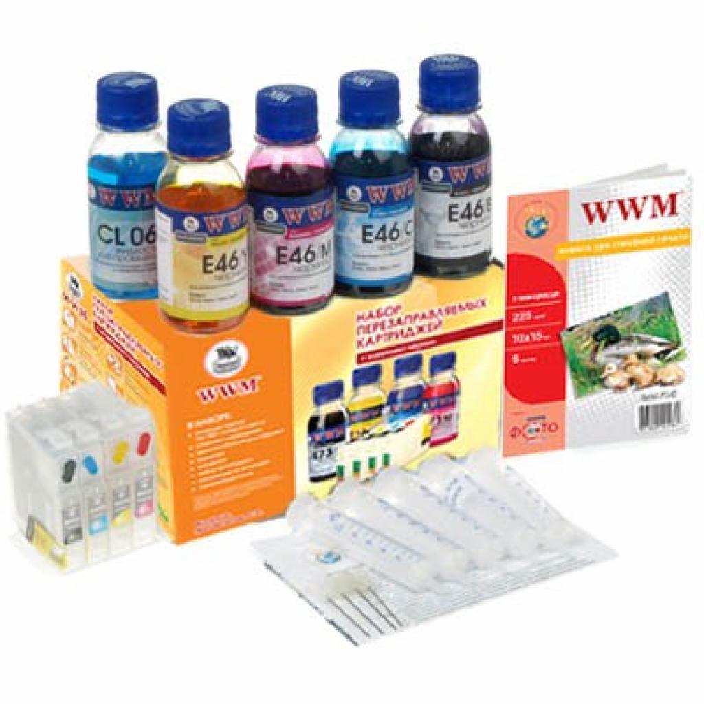 Комплект перезаправних картриджів WWM Epson C63/85/CX3500/6500 (RC.T046) - зображення 1