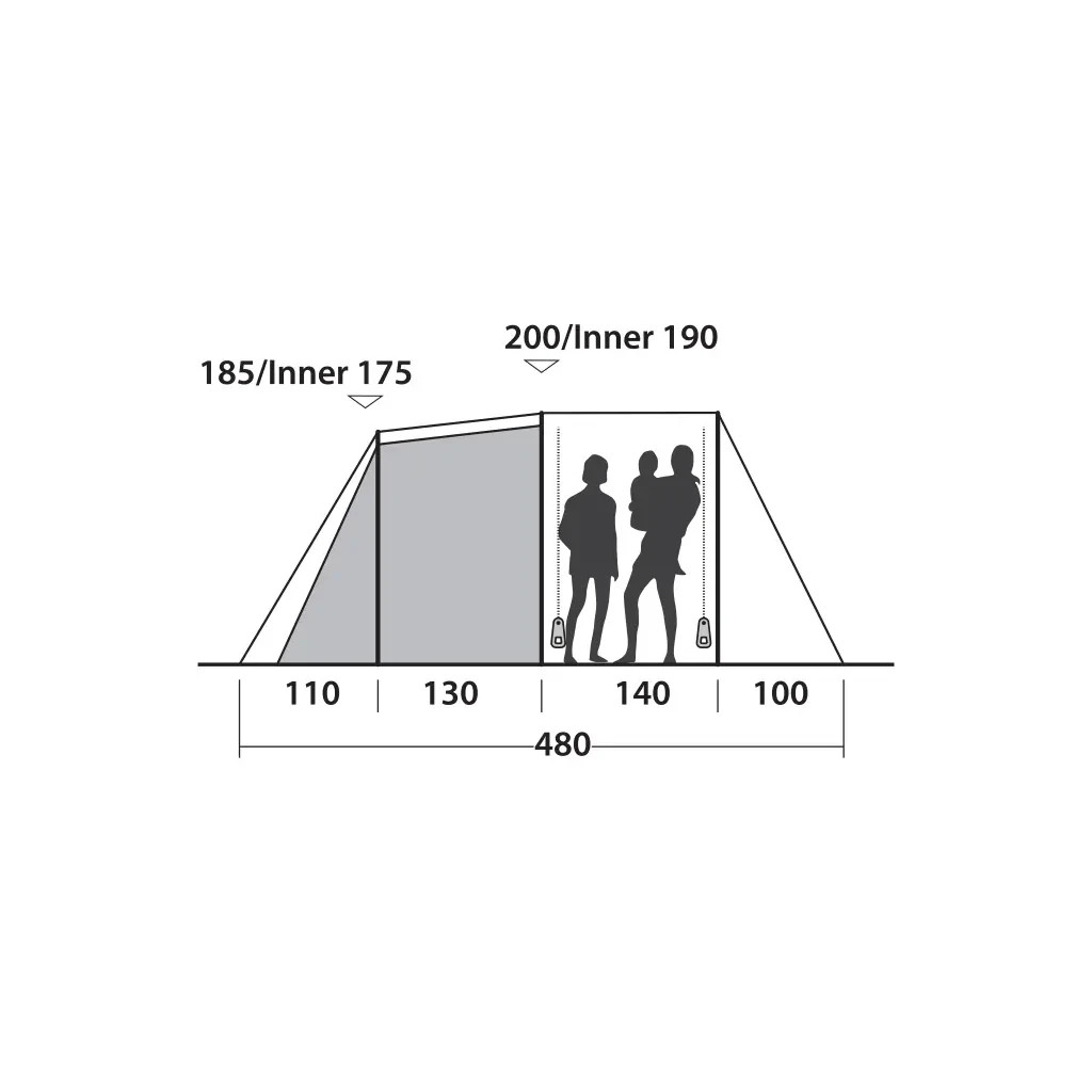 Намет Easy Camp Huntsville 600 Green/Grey (929578) - зображення 10