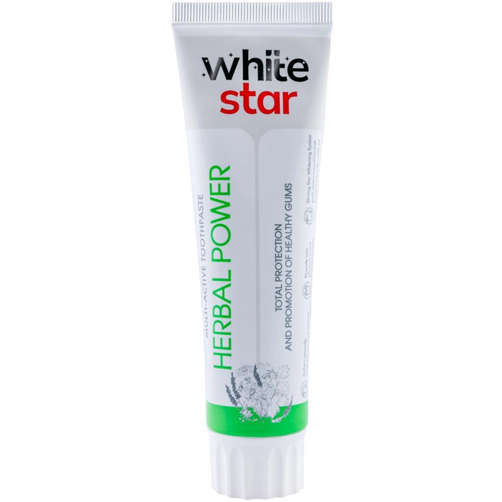 Зубна паста White Star Herbal Power 100 мл (3800237400317) - изображение 4