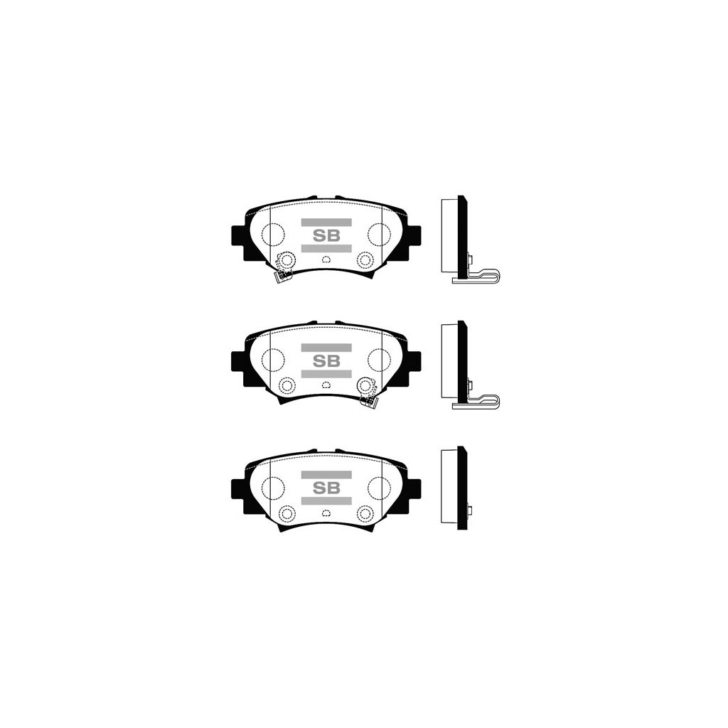 Гальмівні колодки HI-Q SP1730 - зображення 1