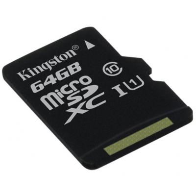 Карта пам'яті Kingston 64GB microSDXC Class 10 UHS-I (SDC10G2/64GBSP) - зображення 2