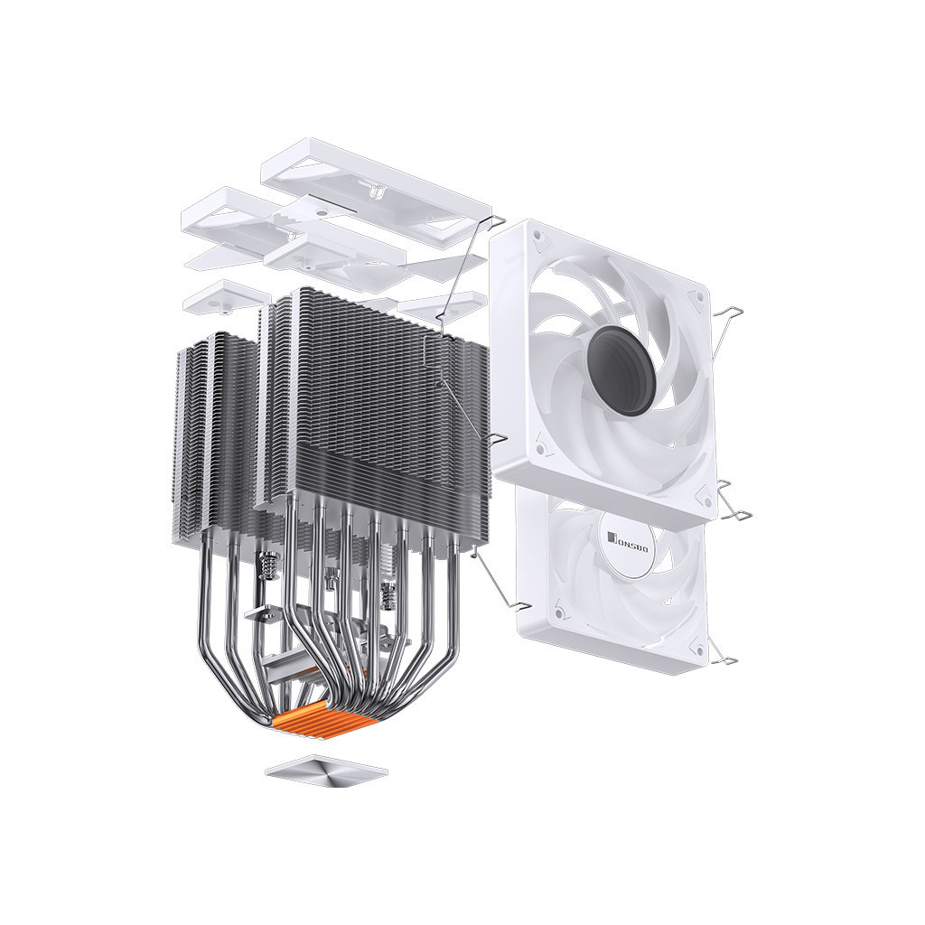 Кулер до процесора JONSBO CR-3000 ARGB White - зображення 10