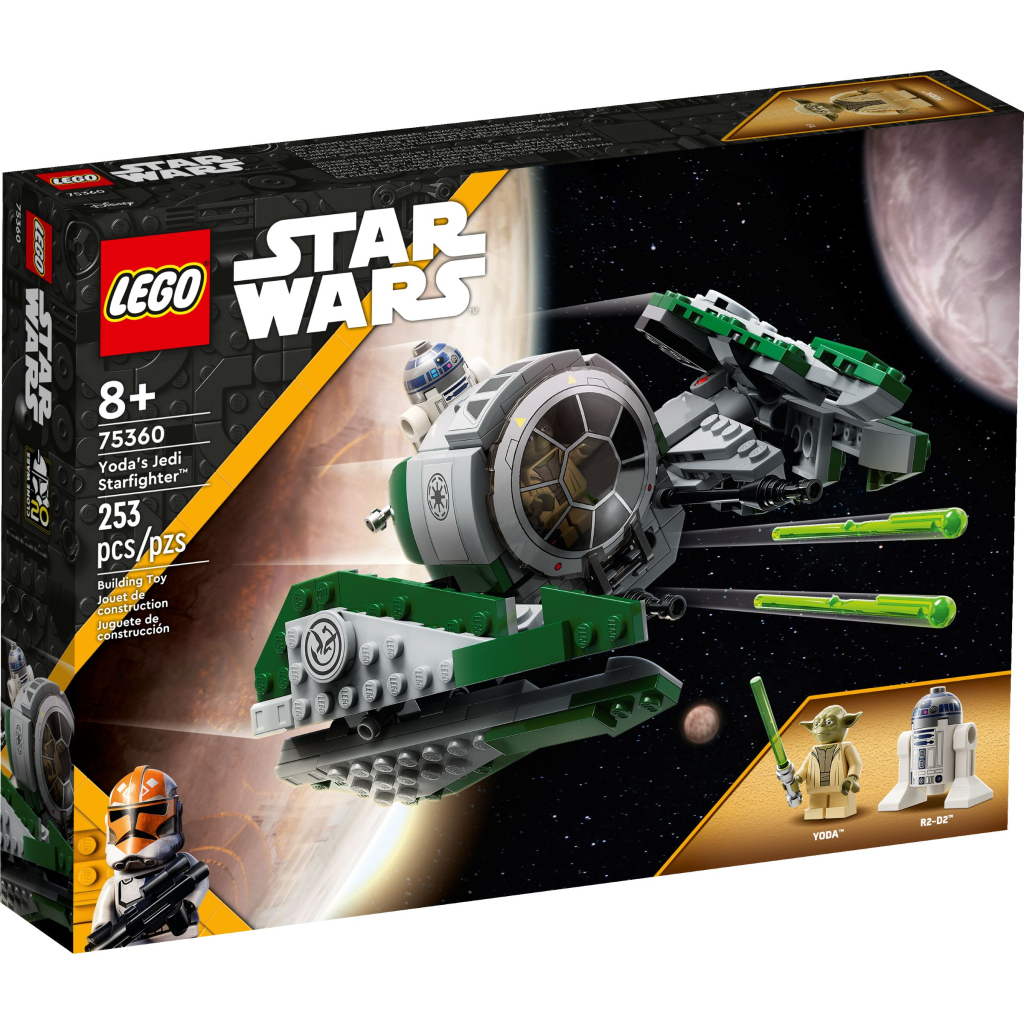 Конструктор LEGO Star Wars Джедайський винищувач Йоди 253 деталі (75360) - зображення 1
