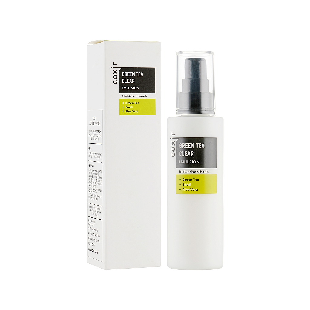 Емульсія для обличчя Coxir Green Tea BHA Clear Emulsion 100 мл (8809080826119) - зображення 2