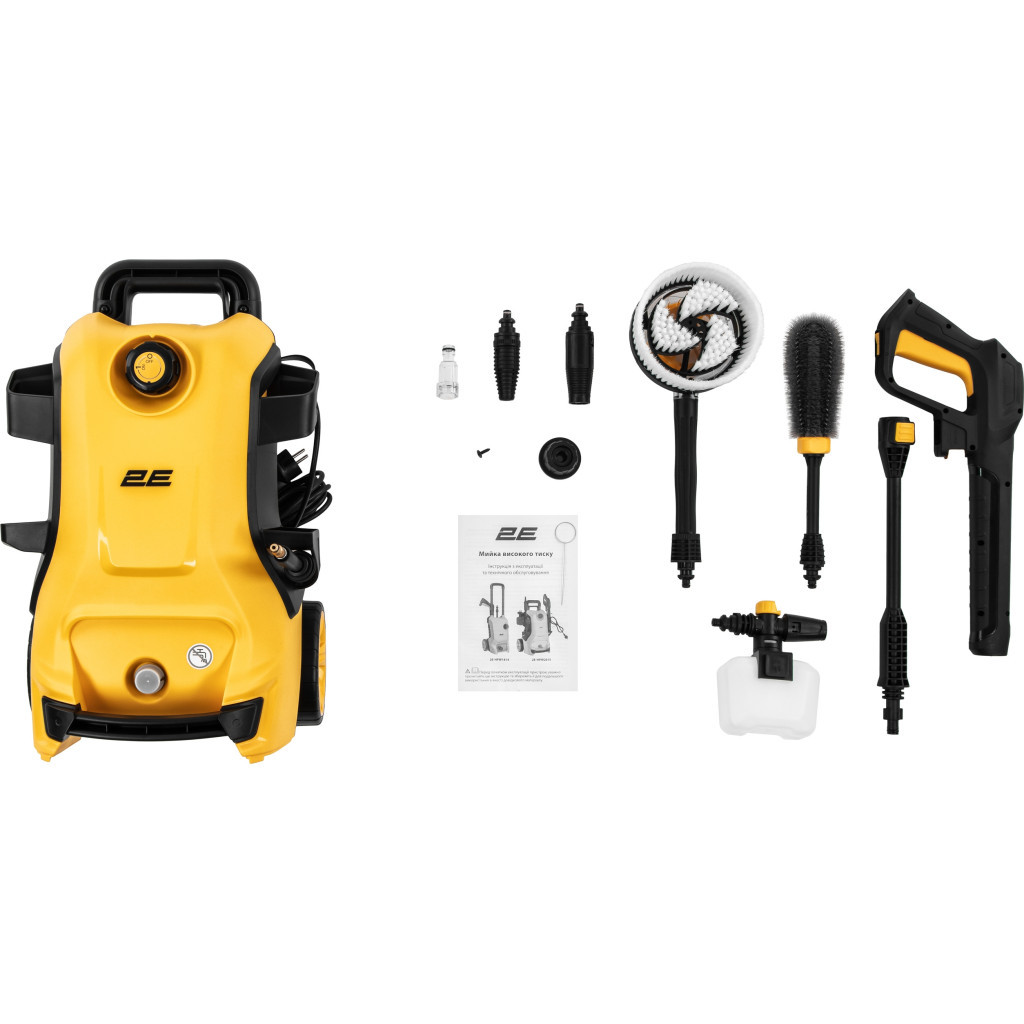 Мийка високого тиску 2E 2E-HPW2015, 2000 Вт, 150 бар, 450 л/г, 8м, 8.84 кг (2E-HPW2015) - зображення 11