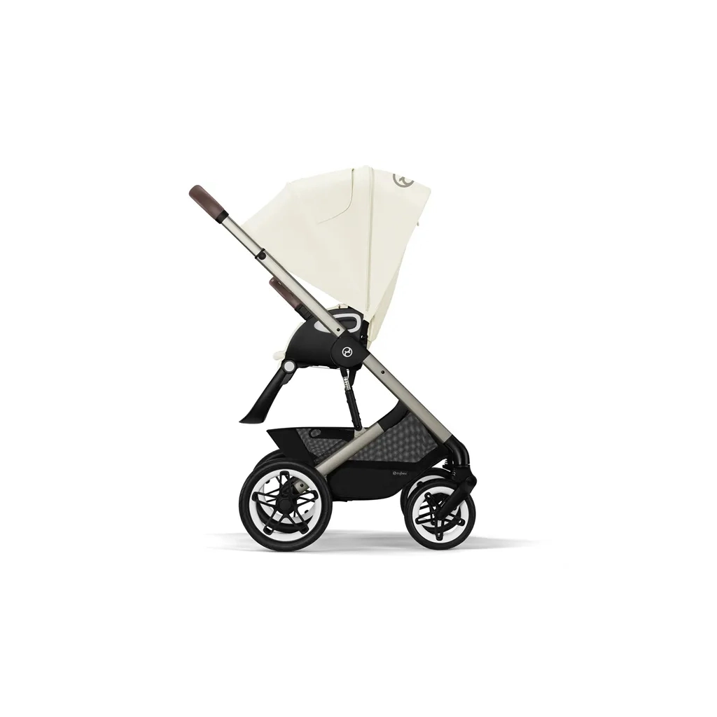 Коляска Cybex Talos S Lux TPE Seashell Beige (з бампером) (522002605) - зображення 5