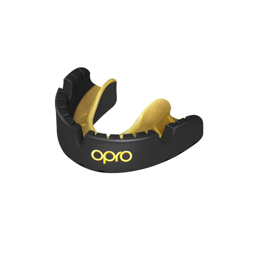 Капа Opro Gold Braces під брекети Blackl/Gold (102506001) (Gold_Braces_Bl/Gold) - изображение 2
