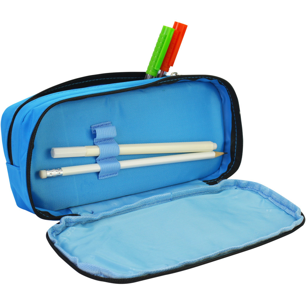 Пенал Cool For School 1 відділення Блакитний (B-8691-blue) - изображение 2