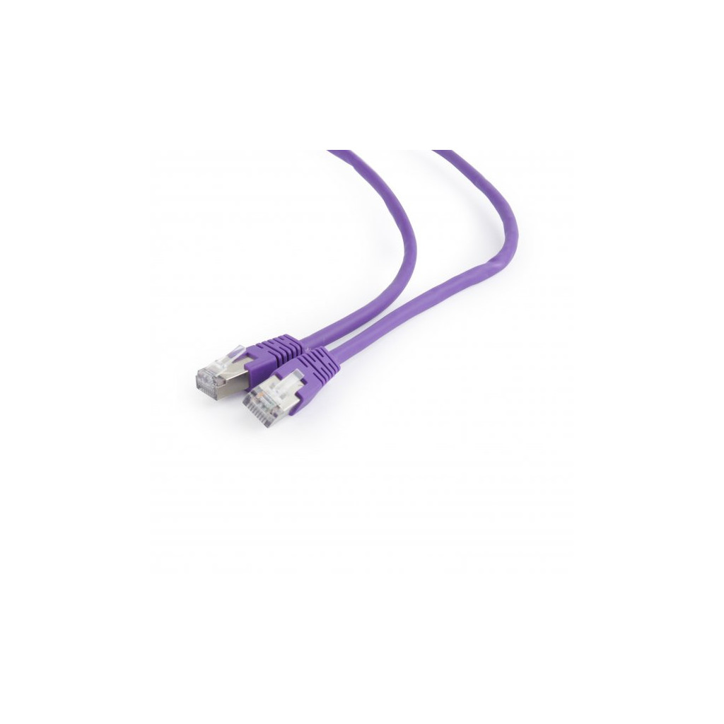 Патч-корд Cablexpert 0.5м FTP cat 6 CCA violet (PP6-0.5M/V) - зображення 2