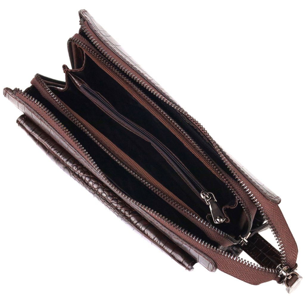 Сумка Canpellini З натуральної шкіри Коричнева (21561) - зображення 6