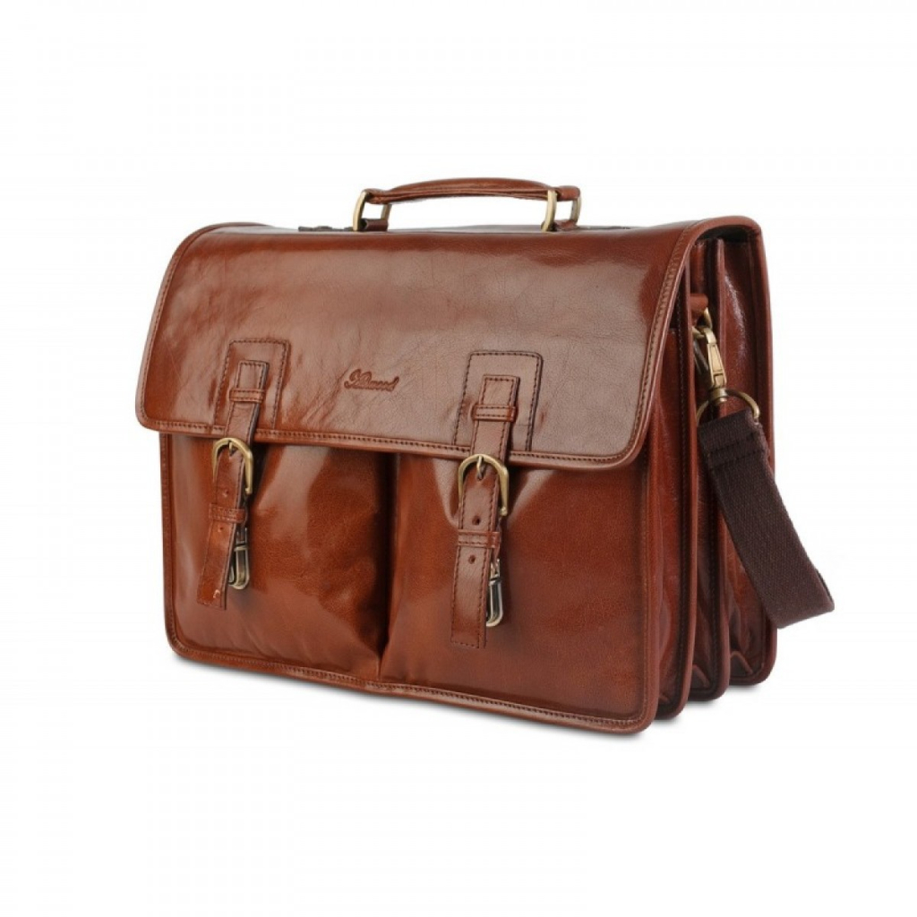 Сумка Ashwood Gareth Briefcase VT Chestnut (GARETH VT CHESTNUT) - зображення 3