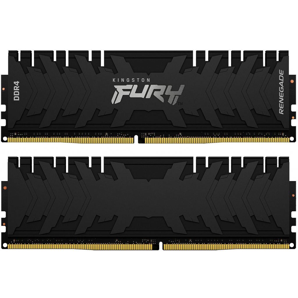 Модуль пам'яті для комп'ютера DDR4 16GB (2x8GB) 4266 MHz Renegade Black Kingston Fury (ex.HyperX) (KF442C19RBK2/16) - изображение 1