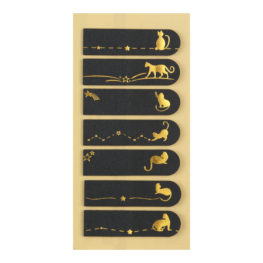 Стікер-закладка ZiBi паперові Black 45x12 мм 7 x 25 листів Чорні (ZB.15100) - зображення 1