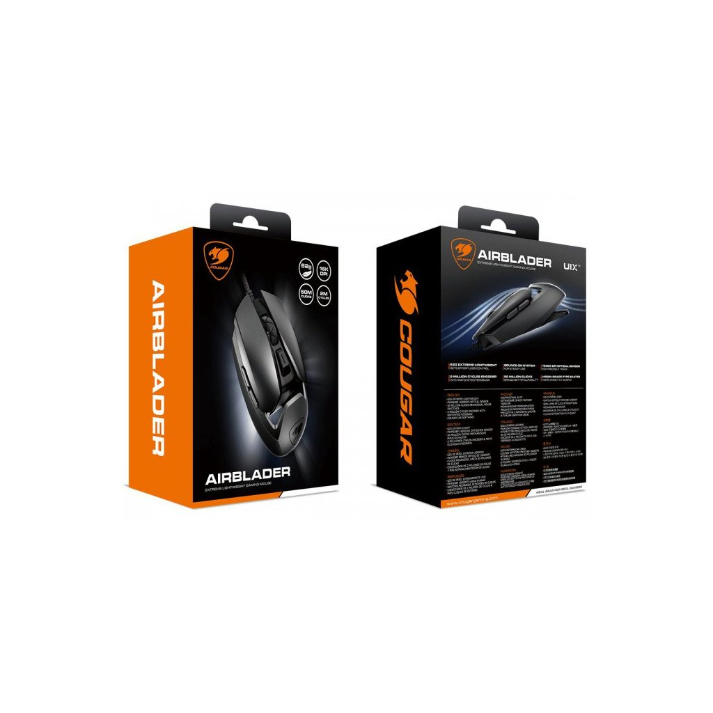 Мишка Cougar AirBlader USB Black - зображення 9