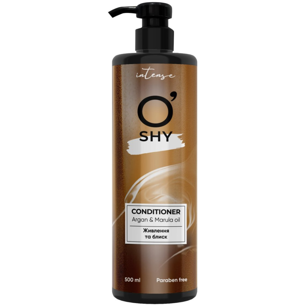 Кондиціонер для волосся O'Shy Intense Argan & Marula Oil Живлення та блиск 500 мл (4820263232927) - зображення 1