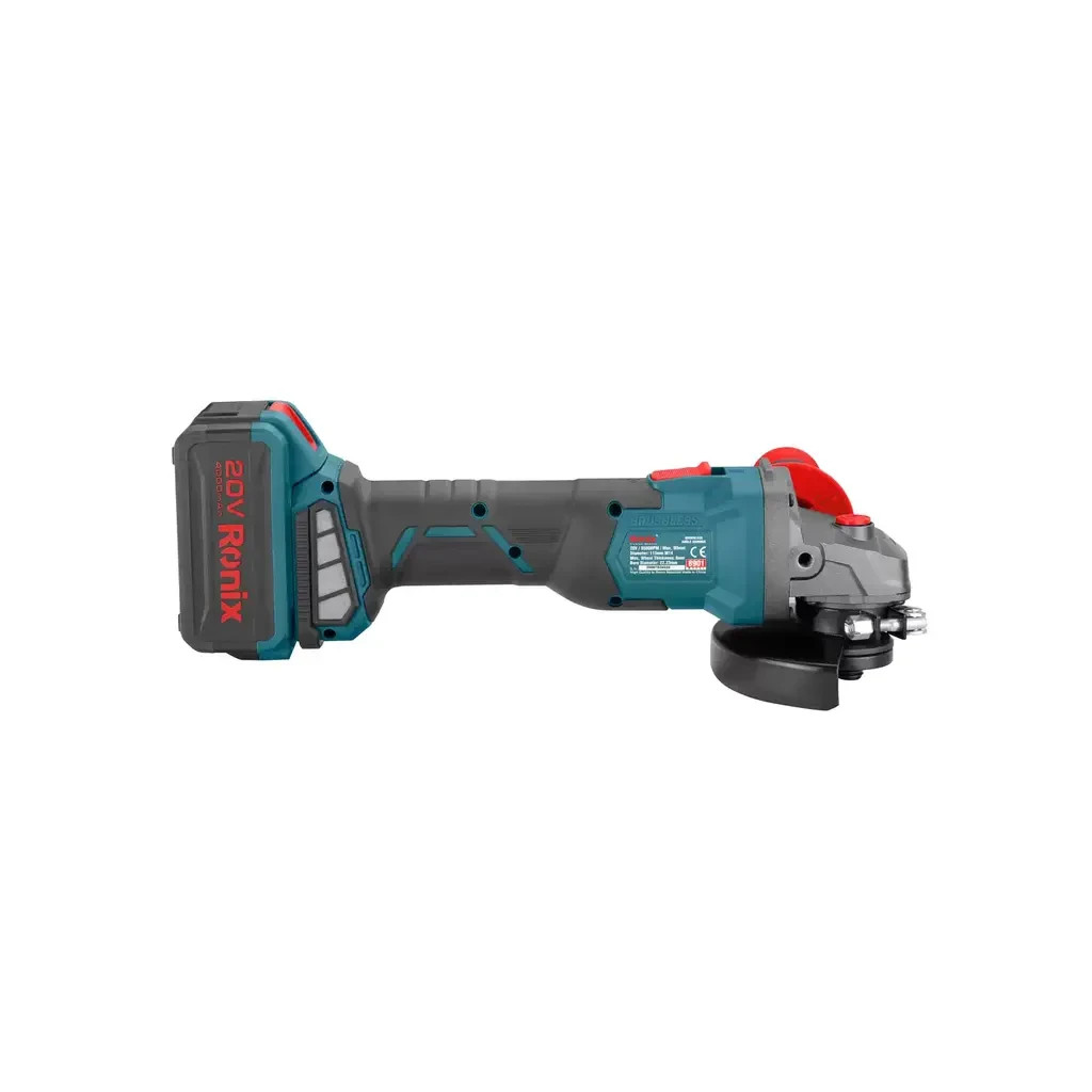 Шліфувальна машина Ronix акумуляторна 20В, 4Ah х 2 (8901K) - изображение 3