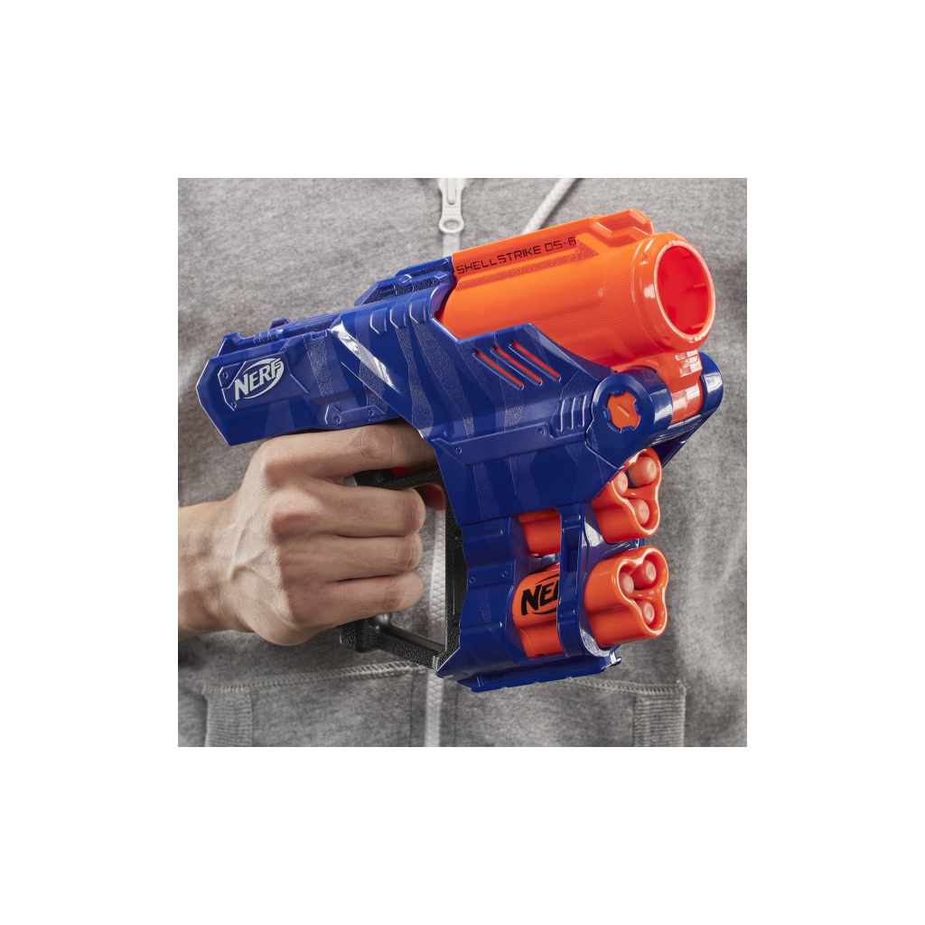 Іграшкова зброя Hasbro Nerf Elite Shellstrike DS-6 (E6170) - зображення 3