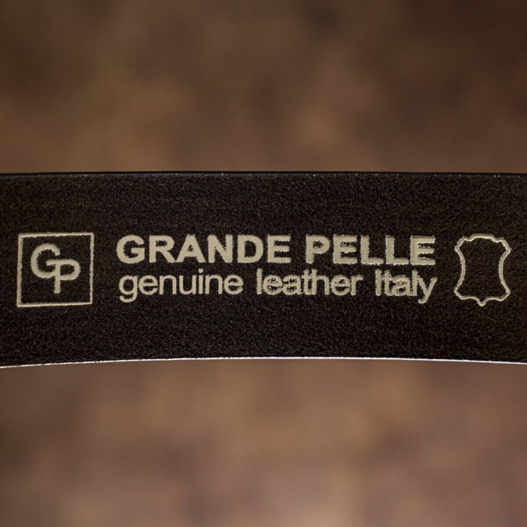 Ремінь Grande Pelle З круглою пряжкою Капучіно (11271) - изображение 9