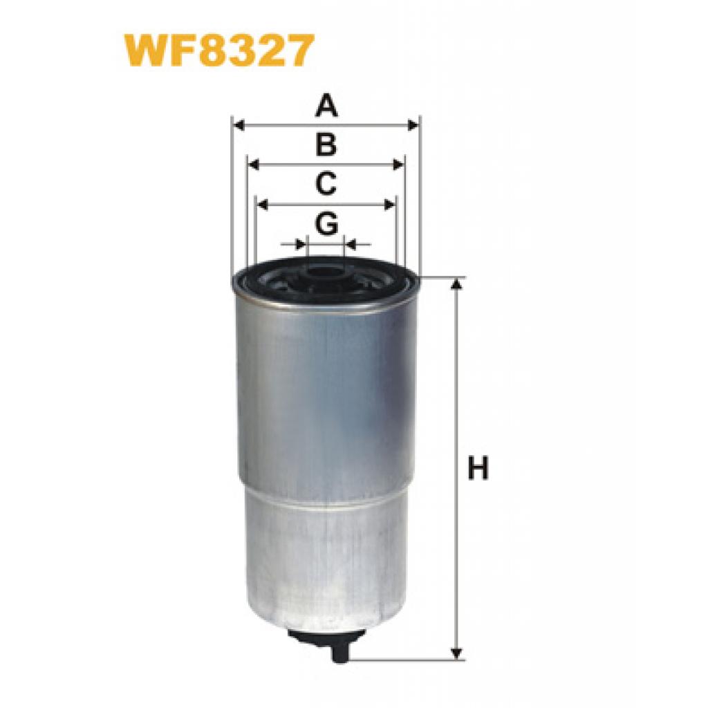 Фільтр паливний Wixfiltron WF8327 - зображення 1