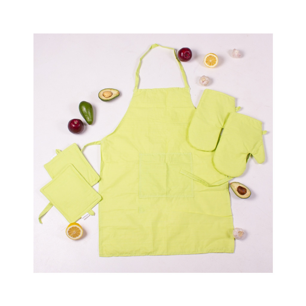Фартух MirSon Набір 12-0714 Daniela бязь дві прихватки + дві рукавички-прихватки + фартух (2200006752707) - зображення 2