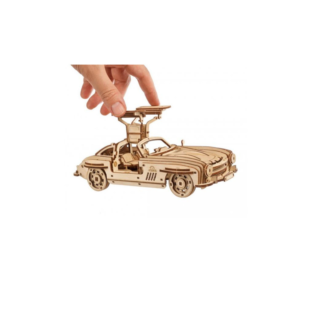 Збірна модель Ugears механічний Крилате спорткупе (70205) - зображення 8