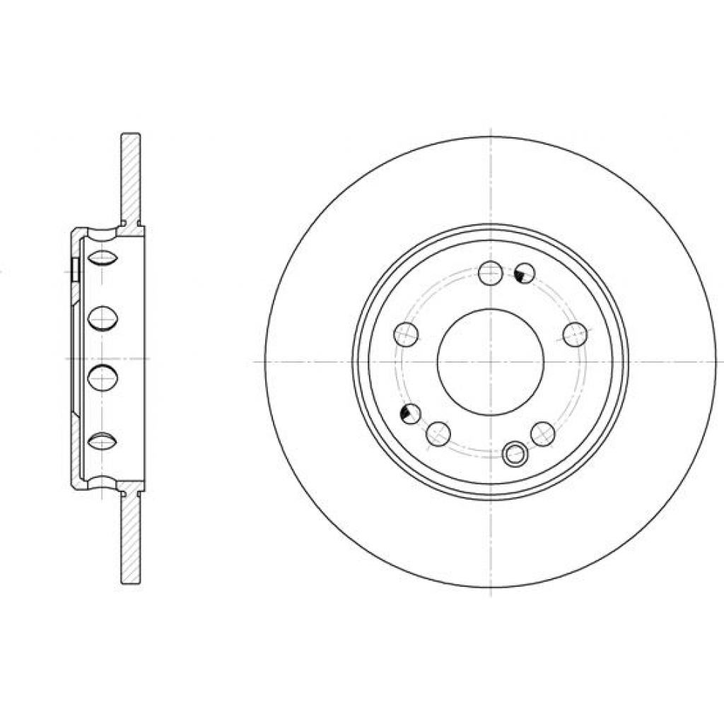Гальмівний диск REMSA 6059.00 - зображення 1