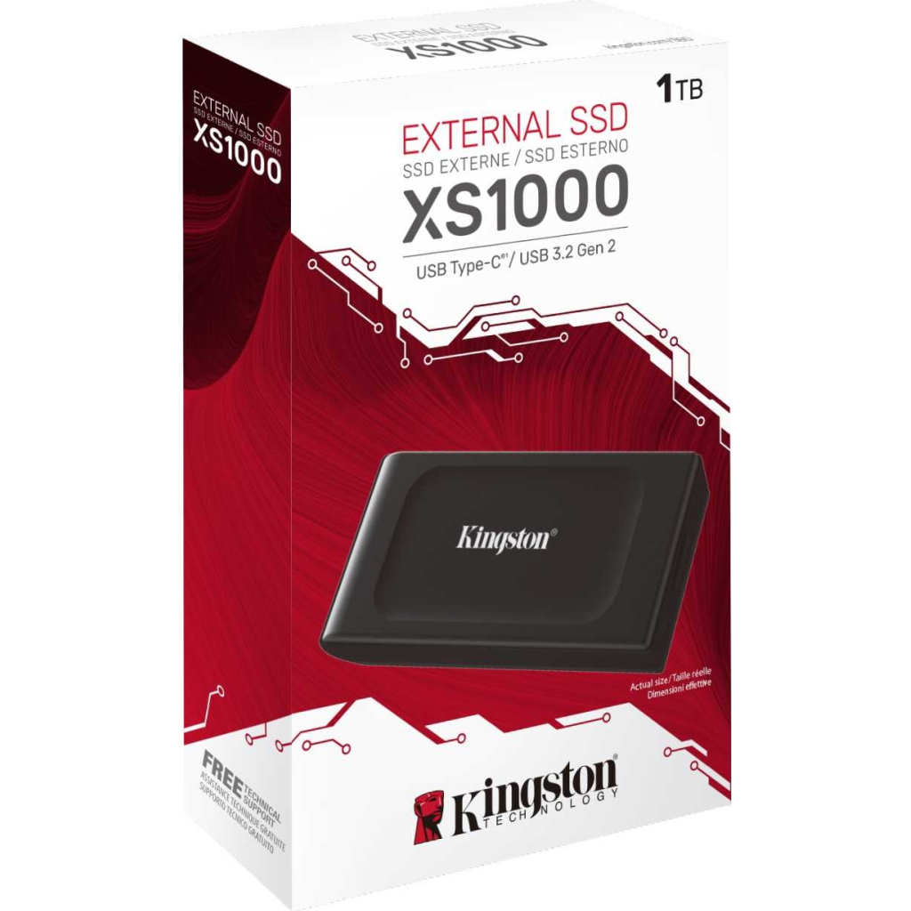 Накопичувач SSD USB-C 1TB Kingston (SXS1000/1000G) - зображення 3