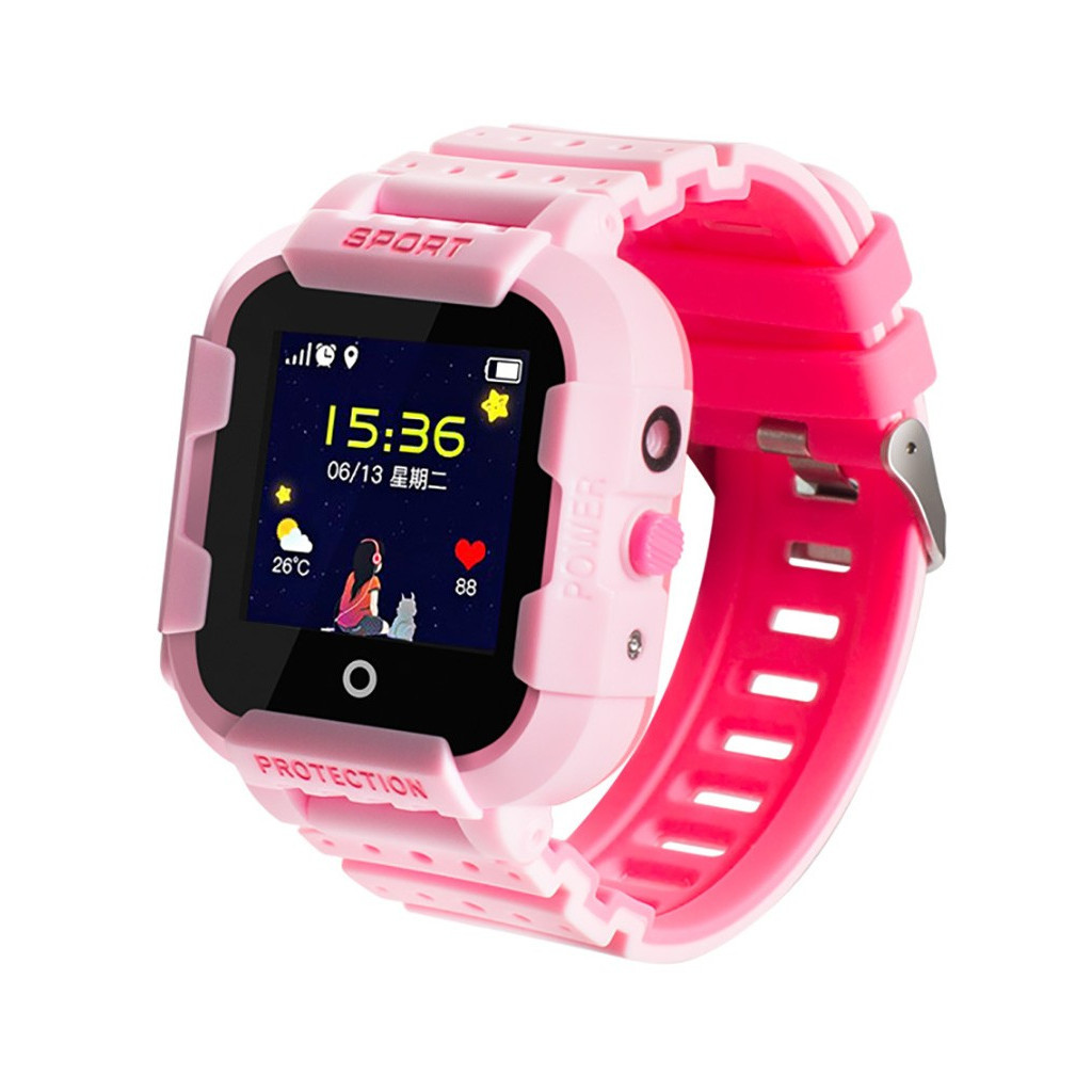 Смарт-годинник UWatch KT03 Kid sport smart watch Pink (F_86976) - зображення 1