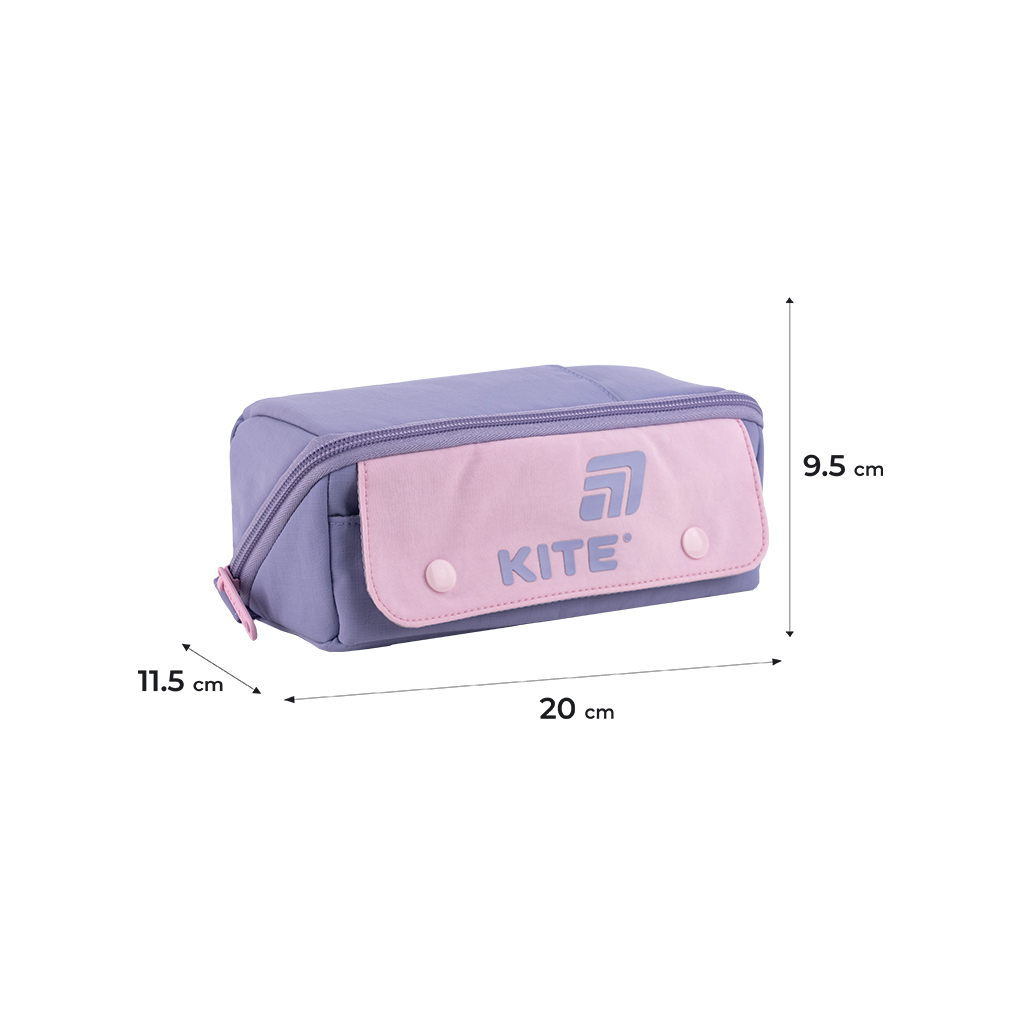 Пенал Kite 2702-2 фіолетово-рожевий (K25-2702-2) - зображення 2