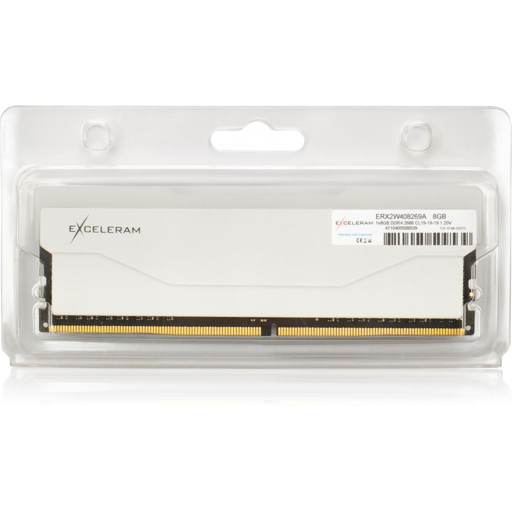 Модуль пам'яті для комп'ютера DDR4 8GB 2666 MHz RGB X2 Series White eXceleram (ERX2W408269A) - зображення 3