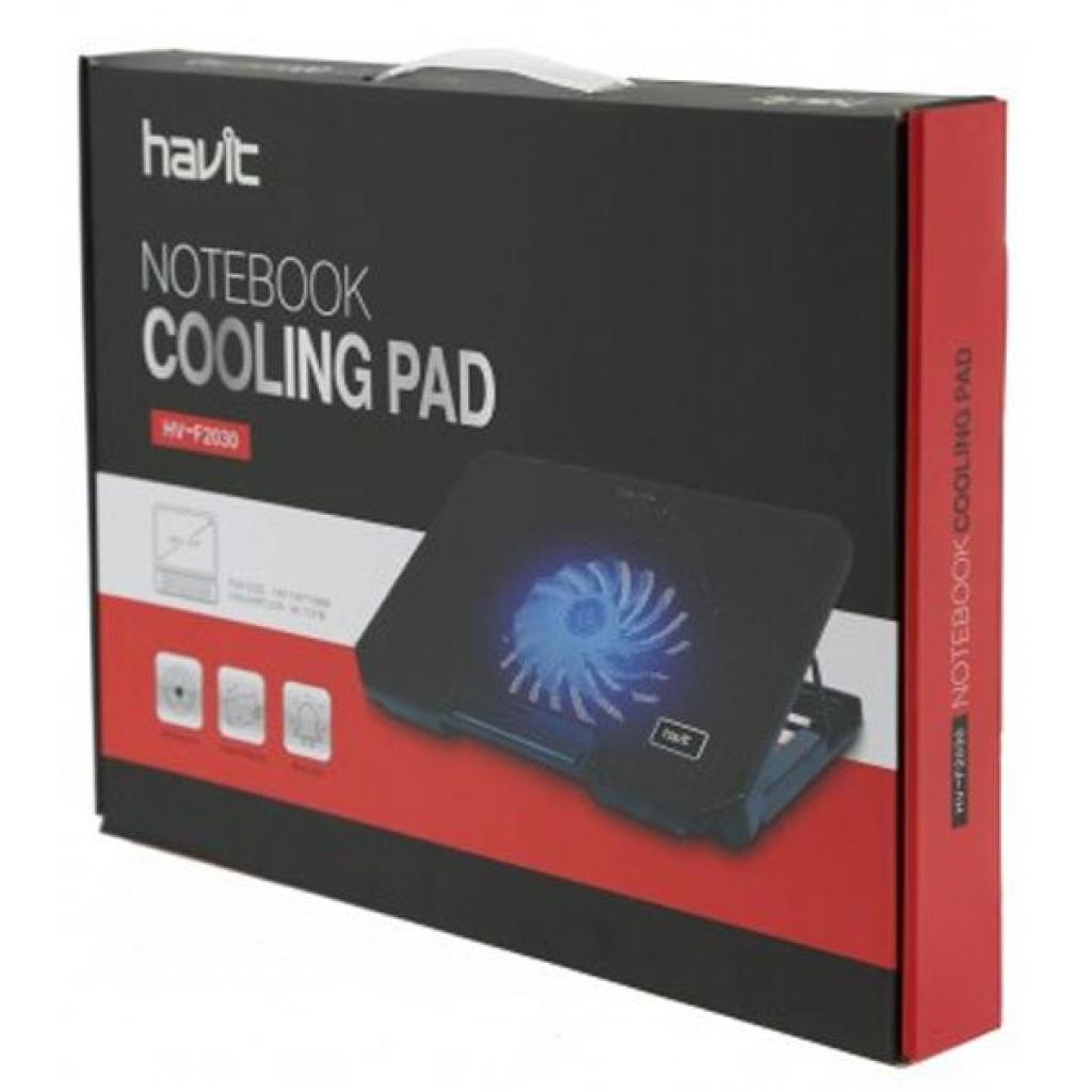 Підставка до ноутбука Havit HV-F2030 USB black (23353) - зображення 7