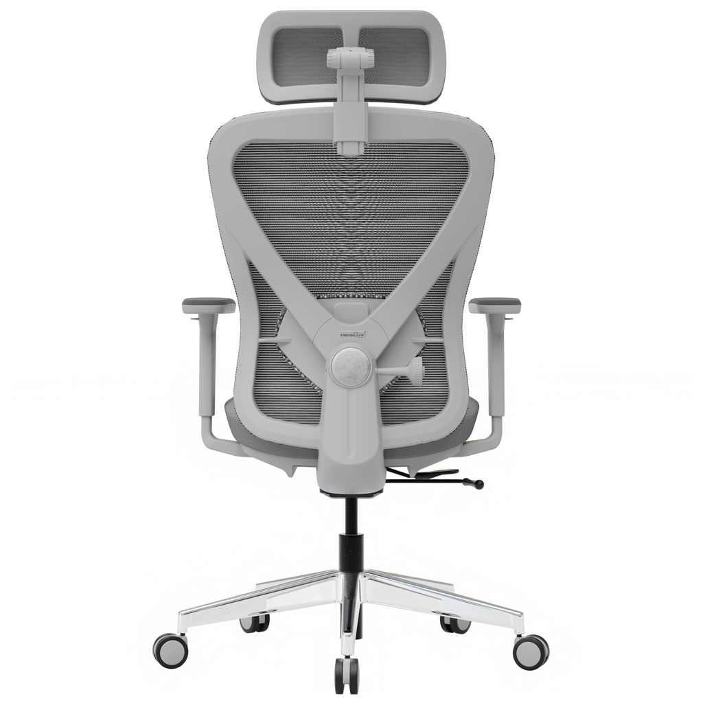 Офісне крісло Mealux Q1 Air Fabric Grey (HF-Q1 F/G) - зображення 5
