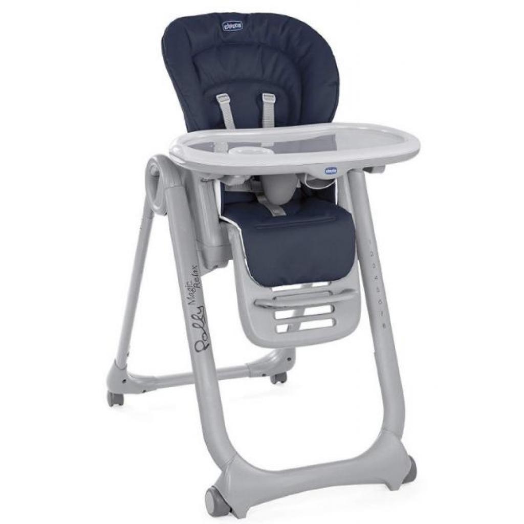 Стілець для годування Chicco Polly Magic RELAX синій (79502.39) - зображення 3
