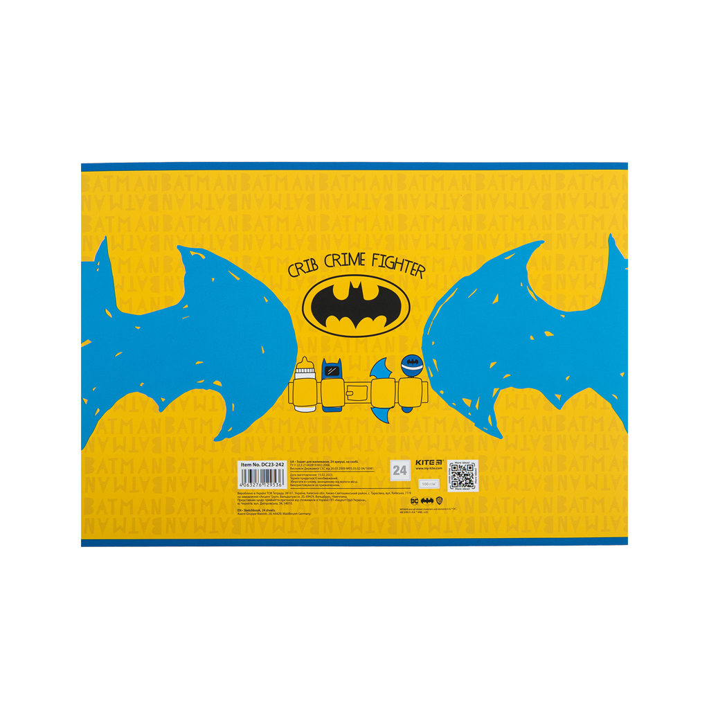 Альбом для малювання Kite DC Comics, 24 аркуша (DC23-242) - зображення 8