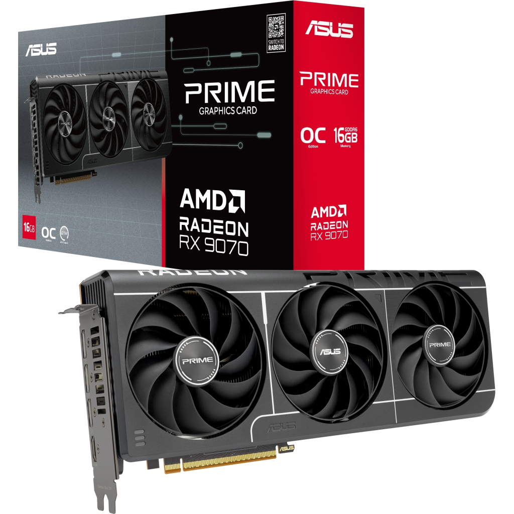 Відеокарта ASUS Radeon RX 9070 16Gb PRIME OC EVO (PRIME-RX9070-O16G-EVO) - изображение 12