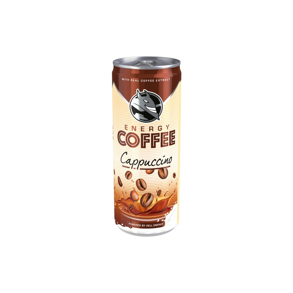 Холодна кава Hell Energy Coffee Cappuccino 250 мл (5999860497097) - зображення 1